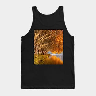 Autumn leaves design Tank Top